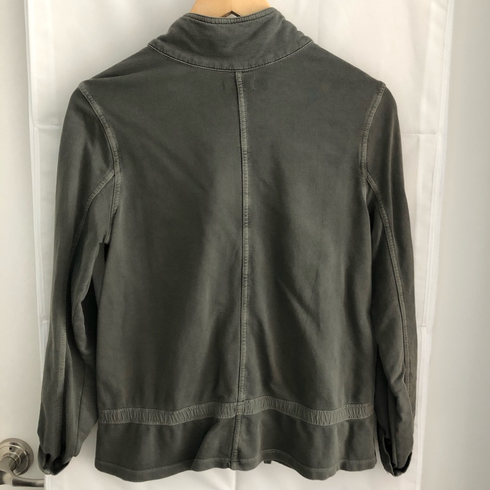 Susina Olive Green Drawstring Utility Jacket - Picture 3 of 3